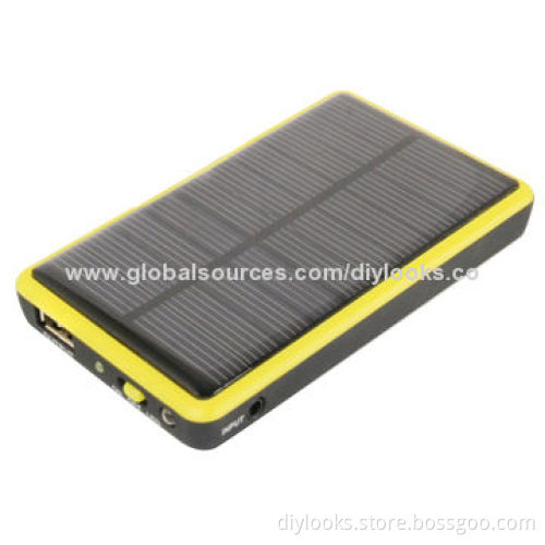 2600mAh Mobile Phone Emergency Power Station with Solar Charger